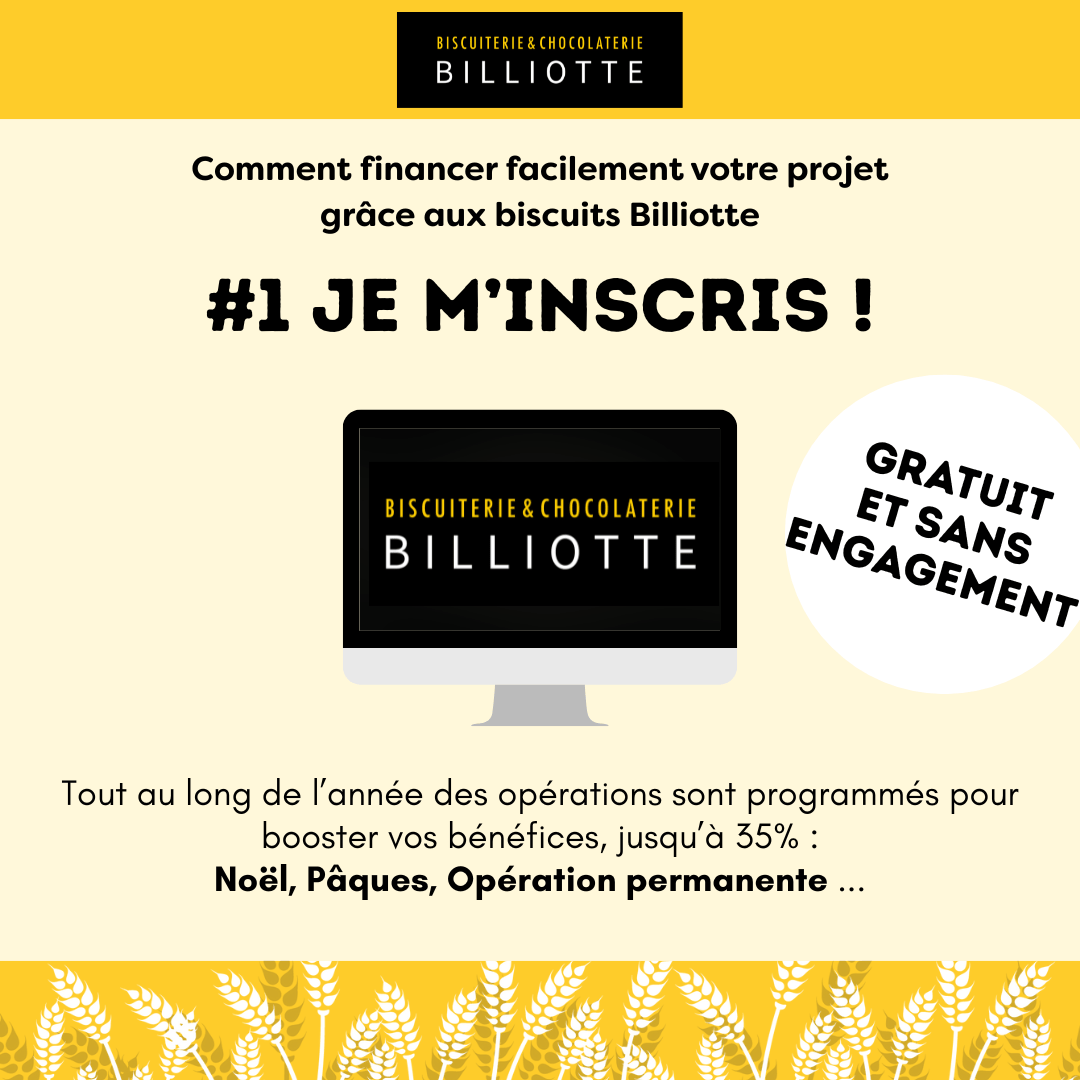 Financer facilement vos projets grâce à Billiotte. D'abord je m'inscrit pour obtenir jusqu'à 35% de bénéfice, tout au long de l'année