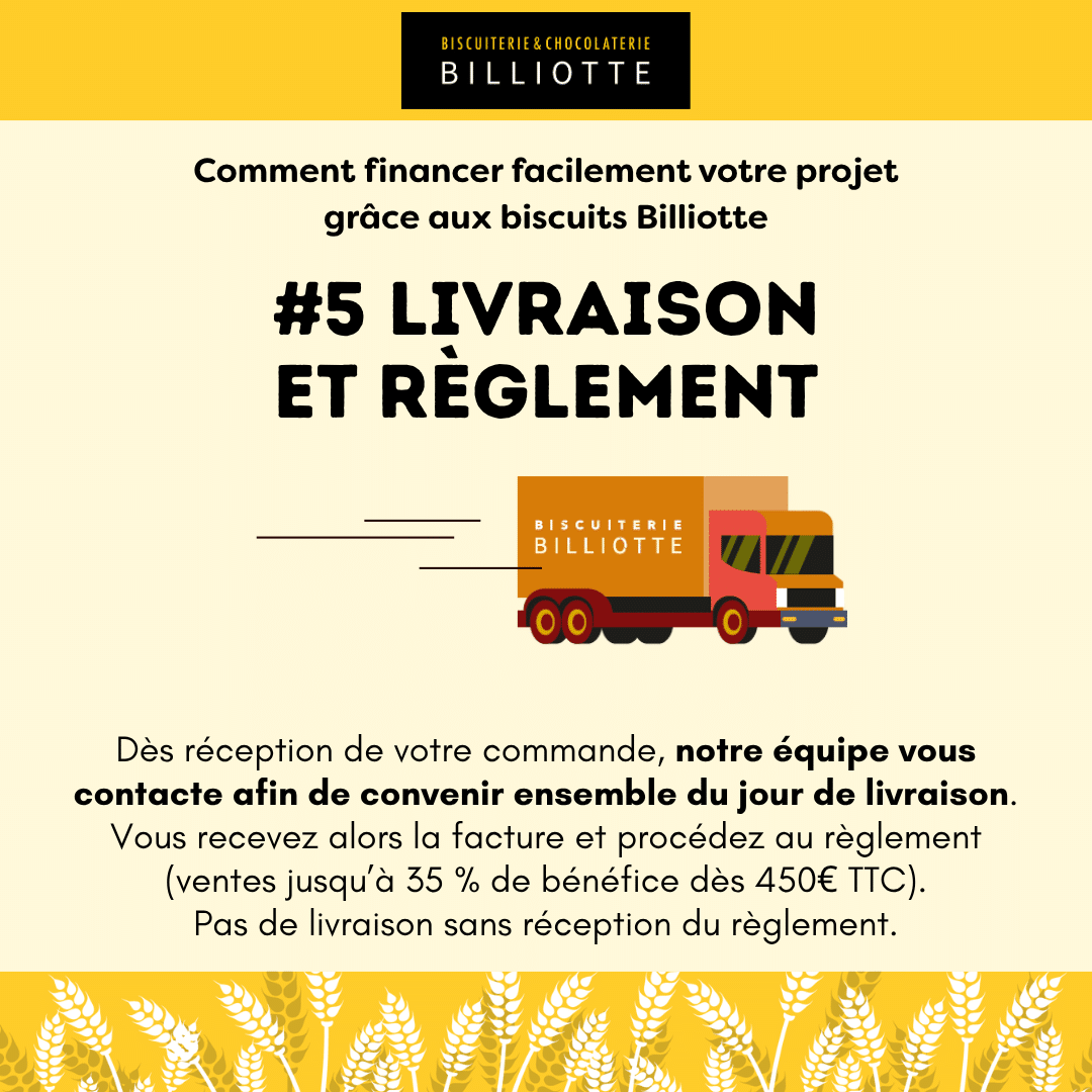 Financer facilement vos projets grâce à Billiotte Une fois le règlement obtenu, nous vous contactons pour définir un jour de livraison.